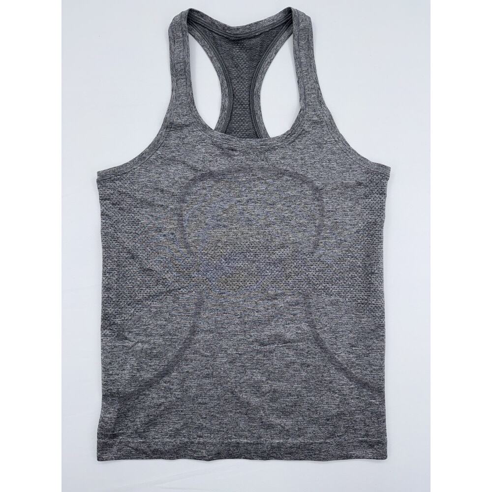 Lululemon Swiftly Tech Racerback Tank 2.0 Size 8 Slate / White 25007
